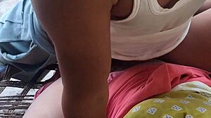 south indian aunty enjoys intimate massage session