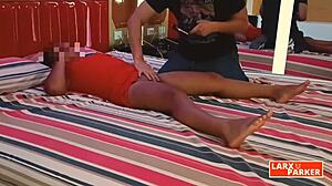 Will Alejandra enjoy this full body massage in casting?