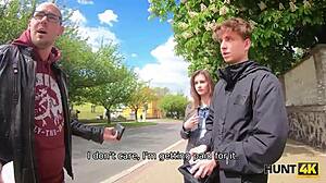 Hunt4k young 18+ czech wife turns slut for bus tickets in outdoor pickup cuckold fucking