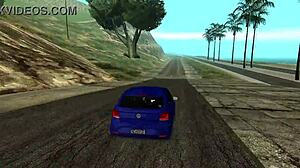 Stepsister Sucks During MTA Game