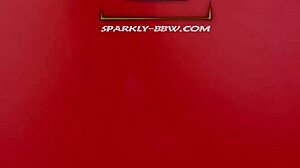 sparklybbw gets fat assfucking with anal plug play