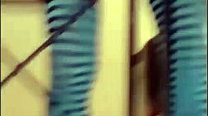 Latina Brunette with Big Ass and Tits Masturbates Using Dildo with Friend