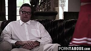 Big Ass Teen Cheerleader's Secret Desire for Dad's Thick Dick