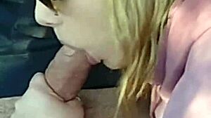 Public Pickup Leads To Car Blowjob With Swallow And Cumshot