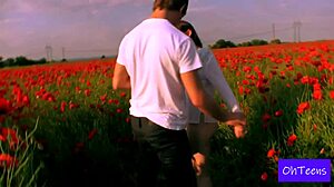 Belinda and Martin in public outdoor encounter