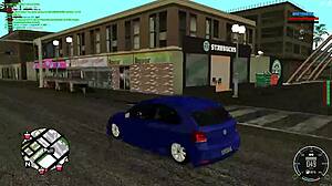 Stepsister Sucks During MTA Game