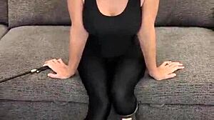 Detailed Look at Black Bodysuit Paired with Black Hunter Boots