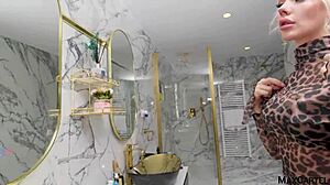 Gorgeous blonde angie lynx and max cartel hook up in lingerie