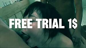 i enjoy marika's japanese blowjob before creampie fuck