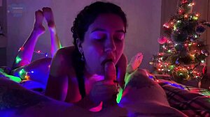 Stepsister Plays With Dick And Gives Best Blowjob