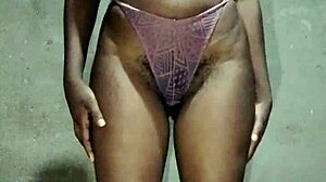 watch this thick ebony with a big ass getting fucked hard