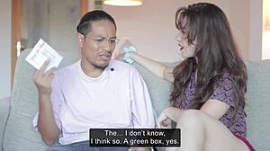 stepmother assists stepson in reducing his arousal through roleplay