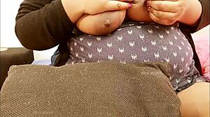 indian sexy baby teases with natural tits fucking slowly