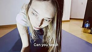 Colombian Babe Masturbates In Gym With Big Ass