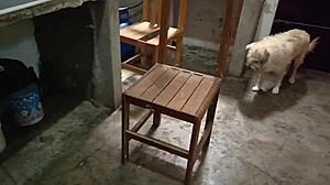 So lonely cooking, waiting for my husband to eat lunch I prepared, but he ate my pussy instead!