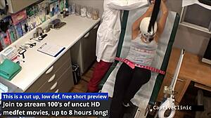 a shocking treatment for potheads involving maria in backstage scenes. she faces humiliation with gloves and handcuffs.