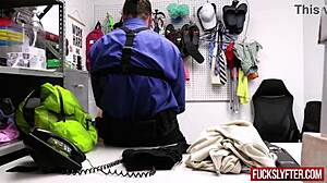 Can cute girl Bella Luna really get away with stealing in the office?