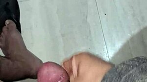 my mini dick getting hot and cumming