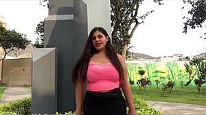 cassandra, the chubby peruvian hooker with tattoos, took to the streets offering her fat body for fame in this amateur trailer