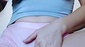 Solo Girl Fingers Hairy Pussy To Shaking Legs Orgasm!