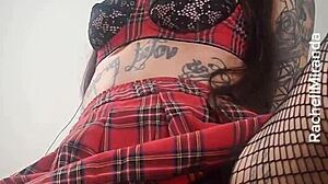 Rachell Miranda Guides Jerk Off Instructions, Cumming Milk In Her Little Ass