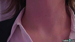 careful husband pampering and fucking his tired shemale wife izzy wilde