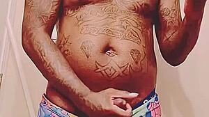 Fat Cock Black Dude Blows His Load Before Meeting Sugar Mama