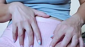 Solo Girl Fingers Hairy Pussy To Shaking Legs Orgasm!