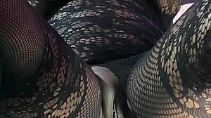 Hey that ebony milf is squirting like crazy from the sex machine orgasms