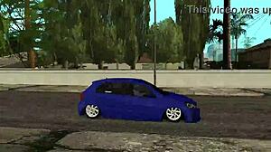 Stepsister Sucks During MTA Game