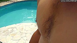 hot blowjob by pool 😎