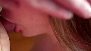 girl with big ass sucks cock and gets fucked rough in doggystyle