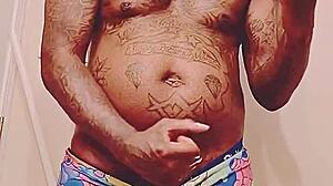 Fat Cock Black Dude Blows His Load Before Meeting Sugar Mama