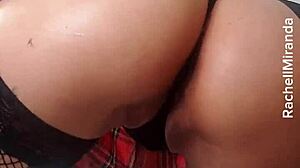 Rachell Miranda Guides Jerk Off Instructions, Cumming Milk In Her Little Ass