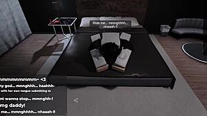 Claiming Her Big Ass in Roblox Game