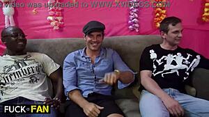 tory lane's fan event with three studs battling