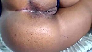 My stepdaughter's tight ass gets spread and gaped in intense anal sex.