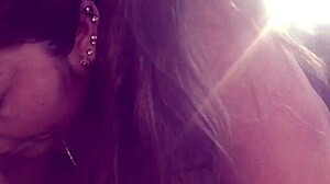 horny latina milf passionately sucks and licks dick!