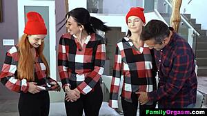 Teen Plows Step Dad At Family Meeting