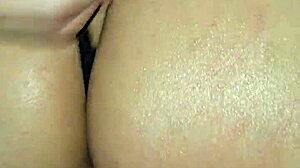 Big Oiled Latina Ass Jumps on Cock!