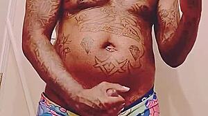 Fat Cock Black Dude Blows His Load Before Meeting Sugar Mama