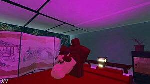 Roblox white princess with a black horse