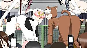 Femdom session with dominant control