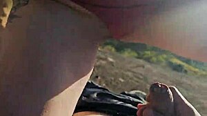 Tourist Guide Shows Something to Tourist on Mountain