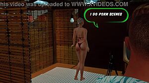 Pornstar rips clothes for hardcore sex, fucking cunt and tits on beach