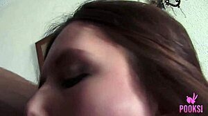 milking cock to get cum facial, sexy coed steva rides a thick shaft