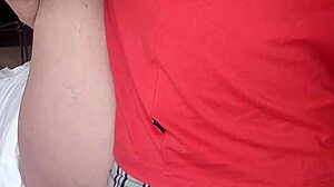 Hot babe nipple slip ends in close up pussy fucking