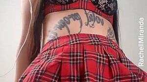 Rachell Miranda Guides Jerk Off Instructions, Cumming Milk In Her Little Ass