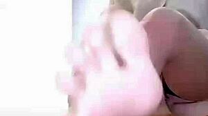 Chinese Mistress Moyao Cosplays Teacher, Shows Feet