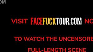 Blonde Submissive 18yo Hints At Drooling Sloppy Head On Mature Hard Cock In Rough Domination